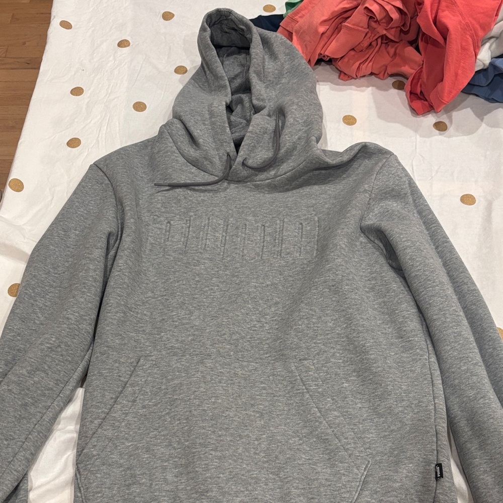 Puma Men's Heather Gray Hoodie